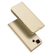 Dux Ducis Skin Pro Case for Xiaomi Poco C40 Flip Card Wallet Stand Gold, Dux Ducis