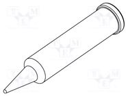 Tip; conical; 0.7mm; for  soldering iron,for soldering station ERSA