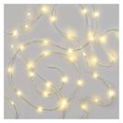 LED Christmas drop chain, 12 m, outdoor and indoor, warm white, timer, EMOS
