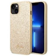 Guess GUHCP14MHGGSHD iPhone 14 Plus 6.7 &quot;gold / gold hard case Glitter Script, Guess