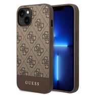 Guess GUHCP14SG4GLBR iPhone 14 6,1" brązowy/brown hard case 4G Stripe Collection, Guess
