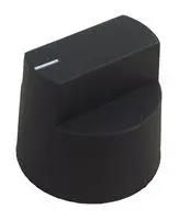 KNOB, BLACK, 28.1MM, WITH POINTER
