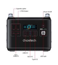 Choetech portable power station LiFePO4 1997Wh 2000W power bank black (BS006 Super Mini), Choetech