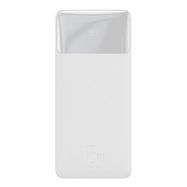 Baseus Bipow fast charging power bank 20000mAh 15W white (Overseas Edition) + USB-A - Micro USB cable 0.25m white (PPBD050102), Baseus