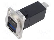 FT METAL USBC F-M + USB3.0 A-A CSK CLIFF