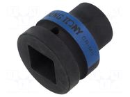Socket; 4-angles,socket spanner; 21mm; 1"; long KING TONY