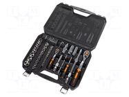 Wrenches set; 6-angles,socket spanner; Mounting: 1/2",1/4" NEO TOOLS