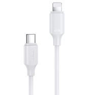 Joyroom cable USB-C - Lightning 480Mb / s 20W 0.25m white (S-CL020A9), Joyroom