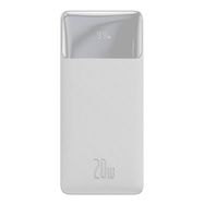 Baseus Bipow fast charging power bank 10000mAh 20W white (Overseas Edition) + USB-A - Micro USB cable 0.25m white (PPBD050502), Baseus