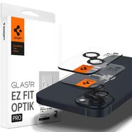 Spigen Glas.tR EZ Fit Optik Camera Protector for iPhone 14 / Plus / 15 / Plus - Black 2 pcs., Spigen