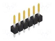 Connector: pin strips; pin header; male; PIN: 6; SL 1; 3A; 250V; THT FISCHER ELEKTRONIK