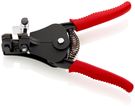 KNIPEX 12 11 180 EAN Insulation Stripper with adapted blades with plastic grips black lacquered 180 mm