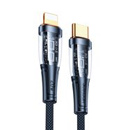 Joyroom Star-Cloud Series A3 USB-C / Lightning Cable 20W 1.2m with Smart Switch - Black, Joyroom