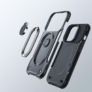 Joyroom Dual Hinge case for iPhone 14 armored case with a stand and a ring holder black, Joyroom