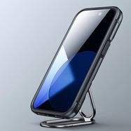 Joyroom Dual Hinge case for iPhone 14 armored case with a stand and a ring holder black, Joyroom