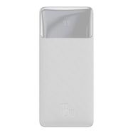 Baseus Bipow power bank with display 30000mAh 15W white (Overseas Edition) + USB-A - Micro USB cable 0.25m white (PPBD050202), Baseus