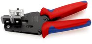 KNIPEX 12 12 06 Precision Insulation Stripper with adapted blades with multi-component handles burnished 195 mm