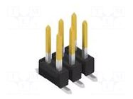 Connector: pin strips; pin header; male; PIN: 6; SL 11 SMD; 3A; 250V FISCHER ELEKTRONIK