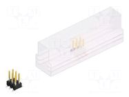 Connector: pin strips; pin header; male; PIN: 6; SL 11 SMD; 3A; 250V FISCHER ELEKTRONIK