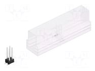 Connector: pin strips; pin header; male; PIN: 4; SL 11 SMD; 3A; 250V FISCHER ELEKTRONIK