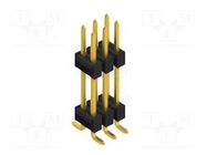 Connector: pin strips; pin header; male; PIN: 6; SMT; 3A; 250V; 2x3 FISCHER ELEKTRONIK