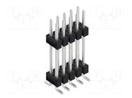 Connector: pin strips; pin header; male; PIN: 10; SL 16 SMD; 3A FISCHER ELEKTRONIK