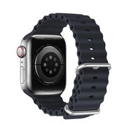 Dux Ducis Strap Watch Strap 9 / 8 / 7 / 6 / 5 / 4 / 3 / 2 / SE (41 / 40 / 38mm) Silicone Band Bracelet Gray (OceanWave Version), Dux Ducis