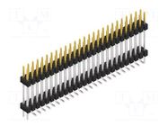 Connector: pin strips; pin header; male; PIN: 52; SL 16 SMD; 3A FISCHER ELEKTRONIK