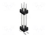 Connector: pin strips; pin header; male; PIN: 4; SMT; 3A; 250V; 2x2 FISCHER ELEKTRONIK