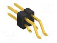 Connector: pin strips; pin header; male; PIN: 4; SMT; 3A; 250V; 2x2 FISCHER ELEKTRONIK