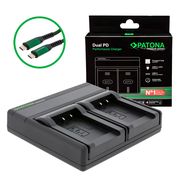  PATONA Premium Dual PD Performance charger for Minolta NP-900 incl. USB-C input/output, PATONA