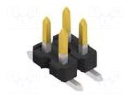 Connector: pin strips; pin header; male; PIN: 4; SMT; 3A; 250V; 2x2 FISCHER ELEKTRONIK