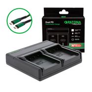  PATONA Premium Dual PD Performance charger for Actionpro BCH7E incl. USB-C input/output, PATONA