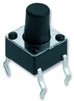 SWITCH, SPST, 0.05A, 12VDC, THT