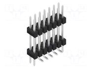 Connector: pin strips; pin header; male; PIN: 14; SL 16 SMD; 3A FISCHER ELEKTRONIK