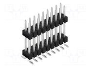 Connector: pin strips; pin header; male; PIN: 18; SL 16 SMD; 3A FISCHER ELEKTRONIK