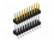 Connector: pin strips; pin header; male; PIN: 20; SL 16 SMD; 3A FISCHER ELEKTRONIK