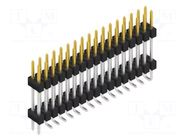Connector: pin strips; pin header; male; PIN: 34; SL 16 SMD; 3A FISCHER ELEKTRONIK