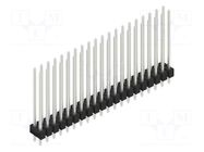 Connector: pin strips; pin header; male; PIN: 40; THT; 3A; 250V; 2x20 FISCHER ELEKTRONIK