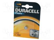 Battery: lithium; 3V; 1/3N,coin; 160mAh; non-rechargeable; 1pcs. DURACELL