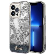 Guess GUHCP14LHGPLHG iPhone 14 Pro 6.1&quot; grey/grey hardcase Porcelain Collection, Guess