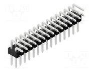 Connector: pin strips; pin header; male; PIN: 30; THT; 3A; 250V; SL 4 FISCHER ELEKTRONIK