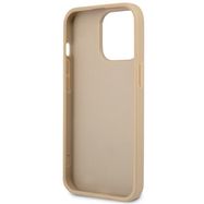 Guess GUHCP14XPSATLE iPhone 14 Pro Max 6,7 &quot;beige / beige hardcase SaffianoTriangle Logo, Guess