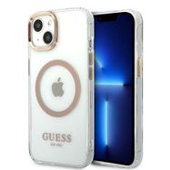 Guess GUHMP13MHTRMD iPhone 13 6.1 &quot;gold / gold hard case Metal Outline Magsafe, Guess