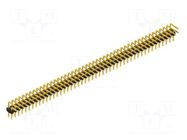 Connector: pin strips; pin header; male; PIN: 94; 3A; 100V; THT; 2mm FISCHER ELEKTRONIK