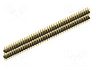 Connector: pin strips; pin header; male; PIN: 94; 3A; 100V; THT; 2mm FISCHER ELEKTRONIK