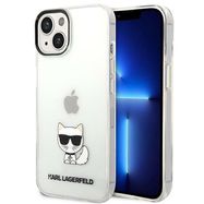 Karl Lagerfeld KLHCP14MCTTR iPhone 14 Plus 6.7 &quot;hardcase clear / transparent Choupette Body, Karl Lagerfeld