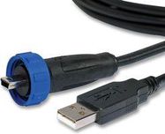 USB CABLE, 2.0, TYPE A PLUG-PLUG, 3M