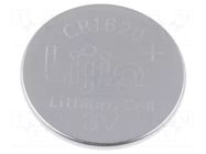 Battery: lithium; CR1620,coin; 3V; 70mAh; non-rechargeable LIJIA