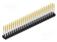 Connector: pin strips; pin header; male; PIN: 50; SL 21; 3A; 250V FISCHER ELEKTRONIK